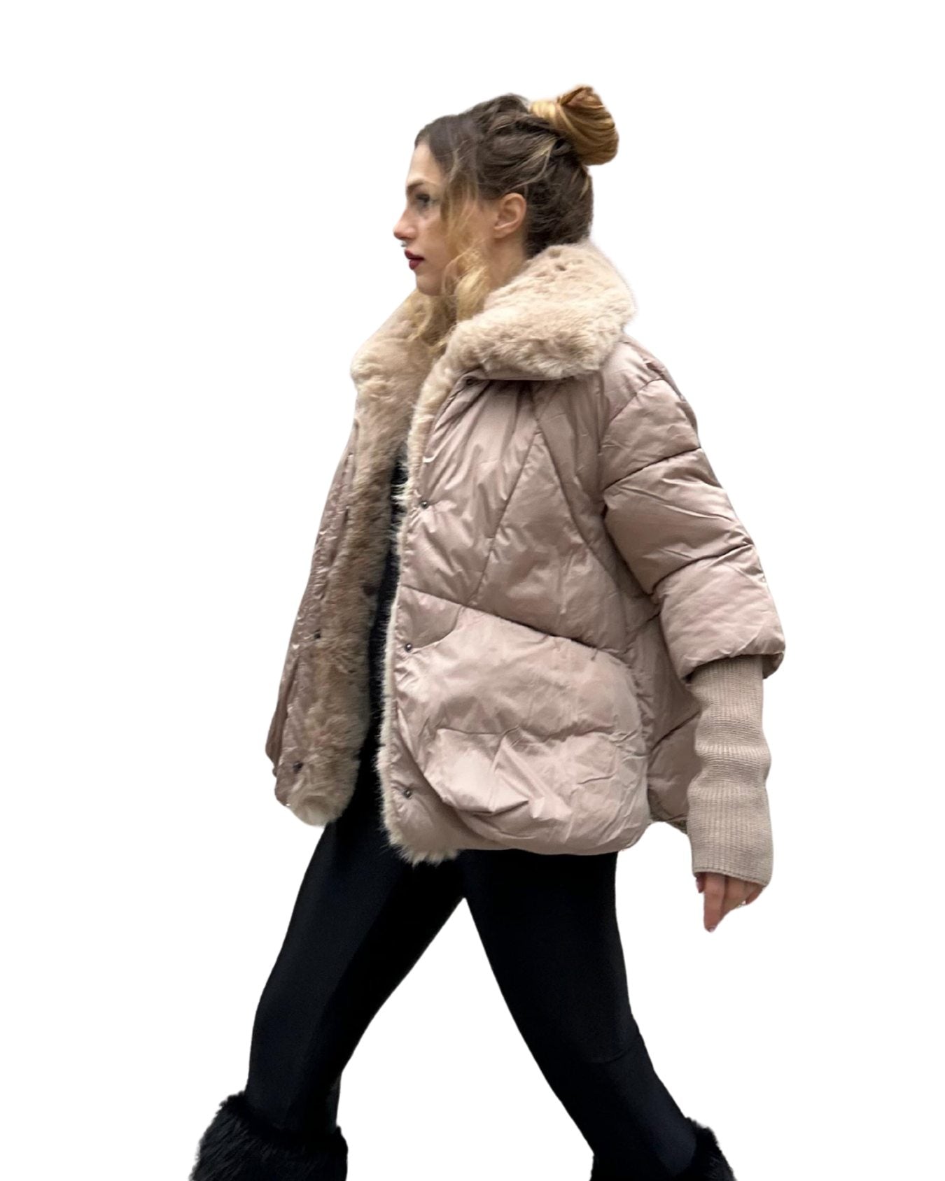Pelliccia con Maxi Collo Sophie